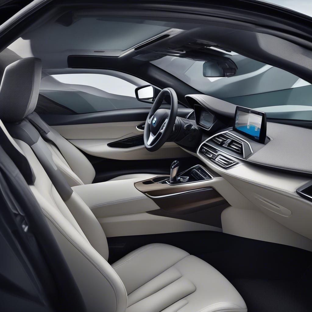 Nội thất sang trọng của BMW i8