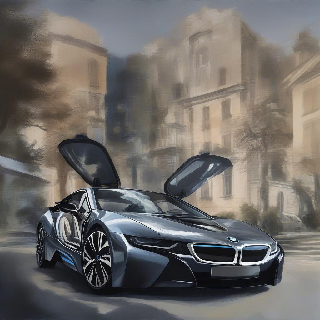 Các bức tranh BMW i8 với nhiều phong cách khác nhau, từ hiện đại đến cổ điển, phù hợp với mọi sở thích.