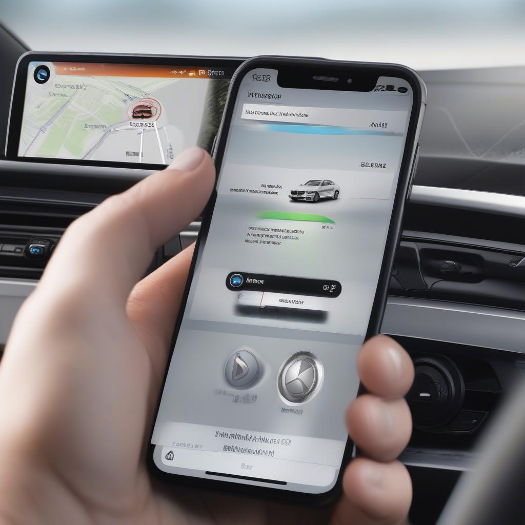 Ứng dụng BMW Connected khởi động xe