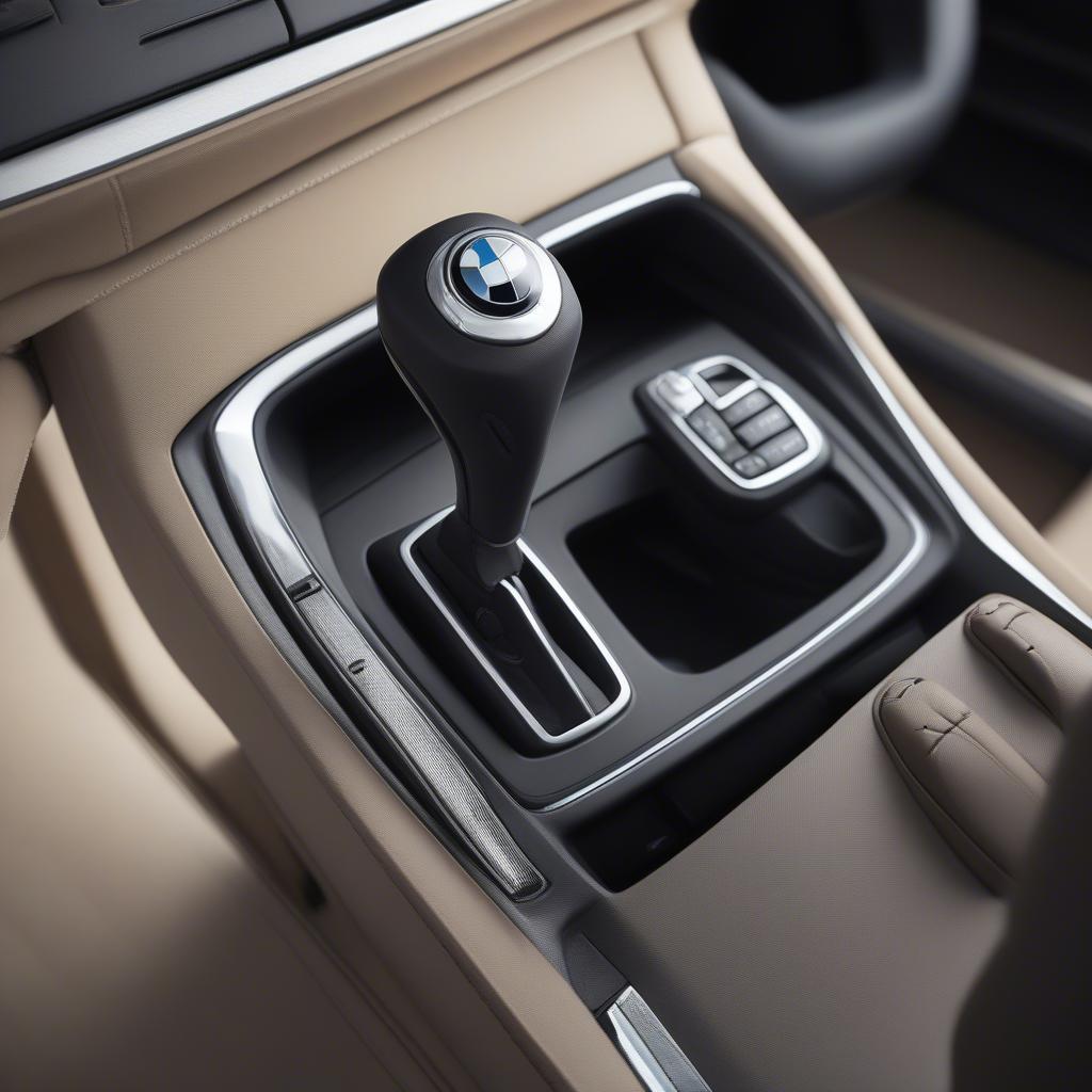 Cần số trên BMW 750i