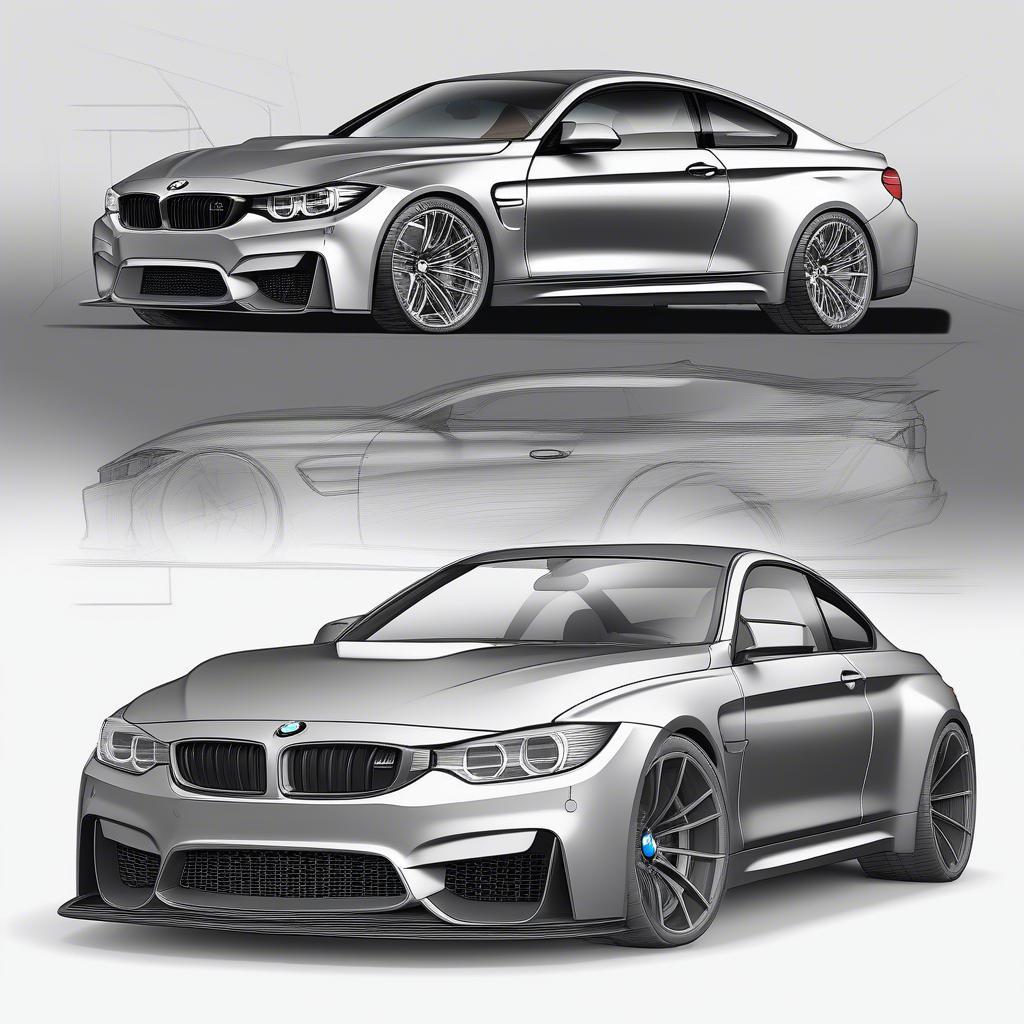 Vẽ Đường Cong BMW M4