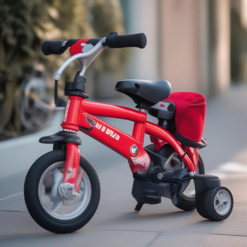 Xe đạp trẻ em BMW Kids Bike màu đỏ