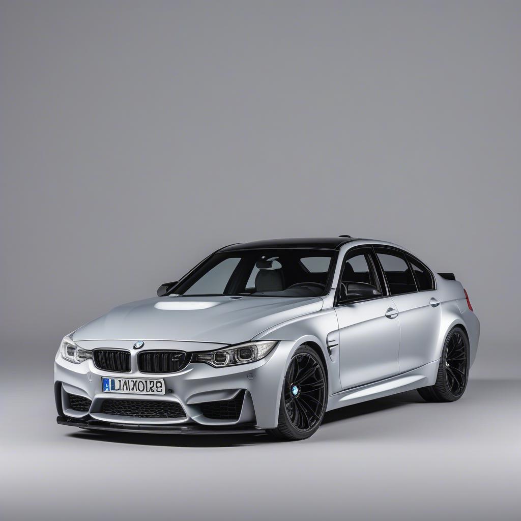 Xe mô hình Rastar BMW M3 màu đen sang trọng