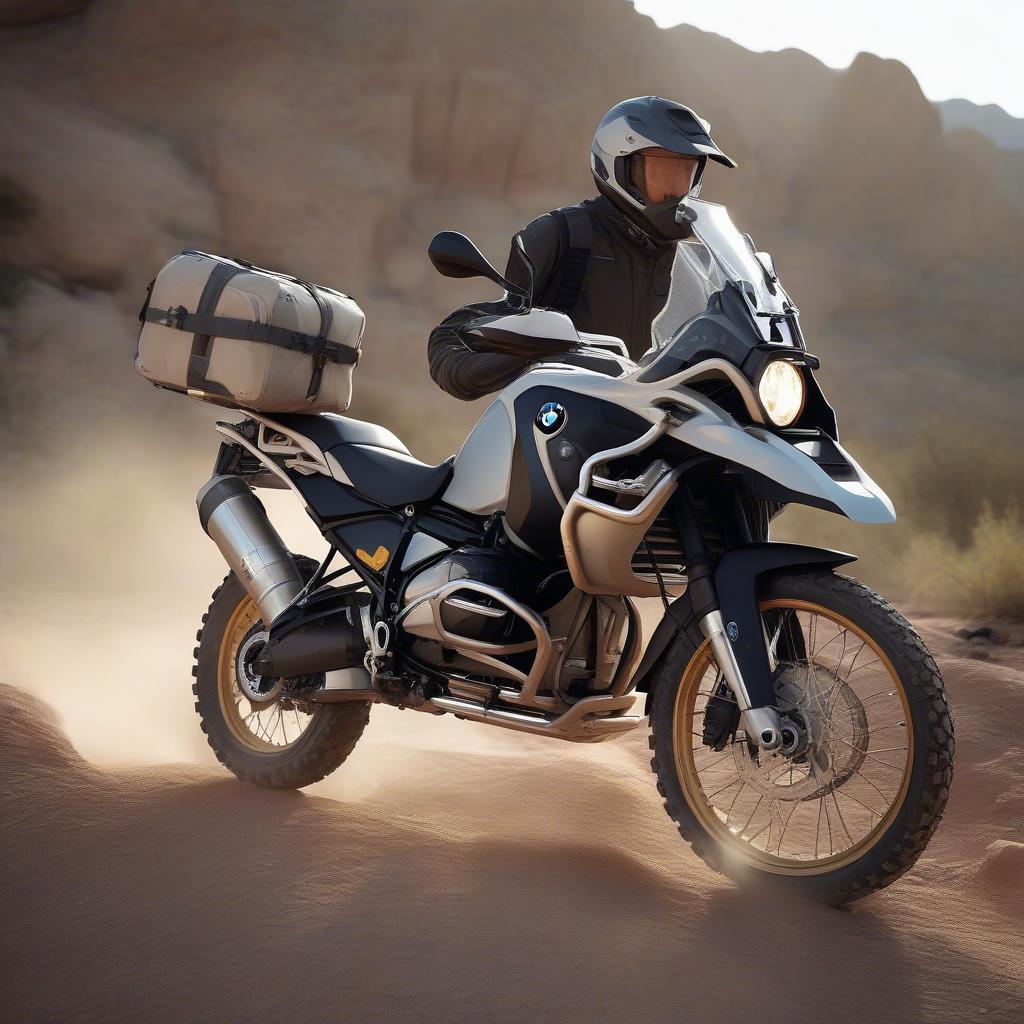 BMW GS Adventure chinh phục địa hình hiểm trở